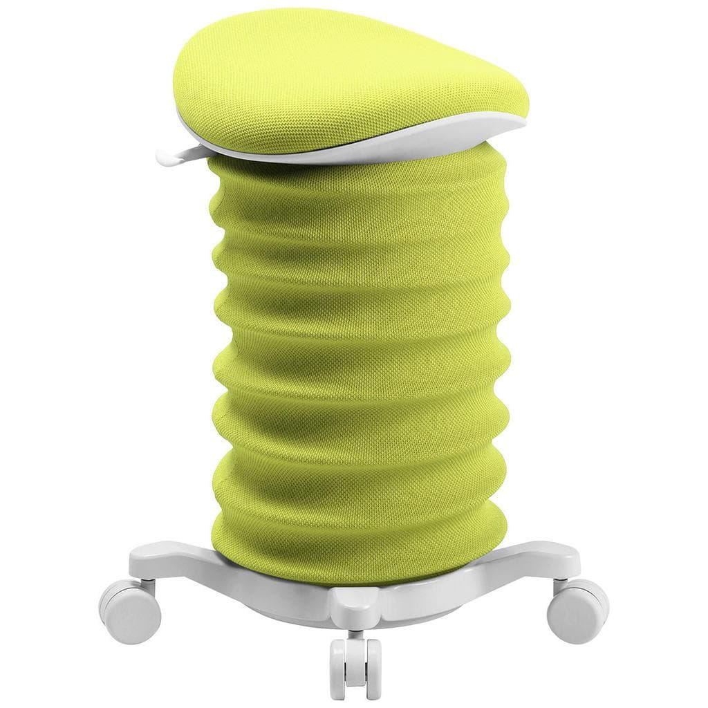 Topstar Bürohocker Grün Weiß Kunststoff Textil Uni Rollen