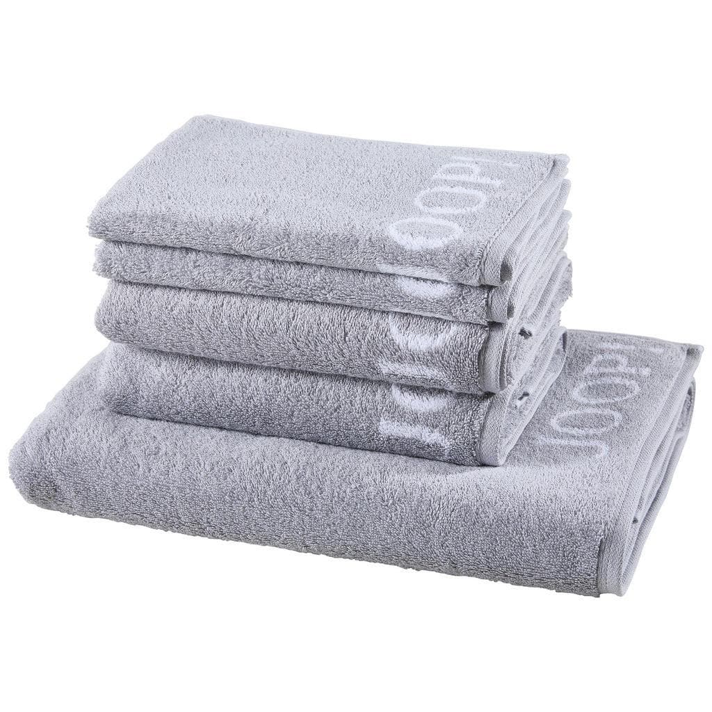 Joop! Frottierset 5-teilig Grau/Silber Textil Badtextilien