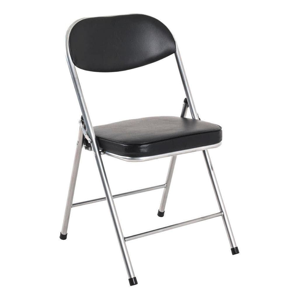 XXXLutz Klappsessel Schwarz Metall Rundrohr 47x79x53 cm