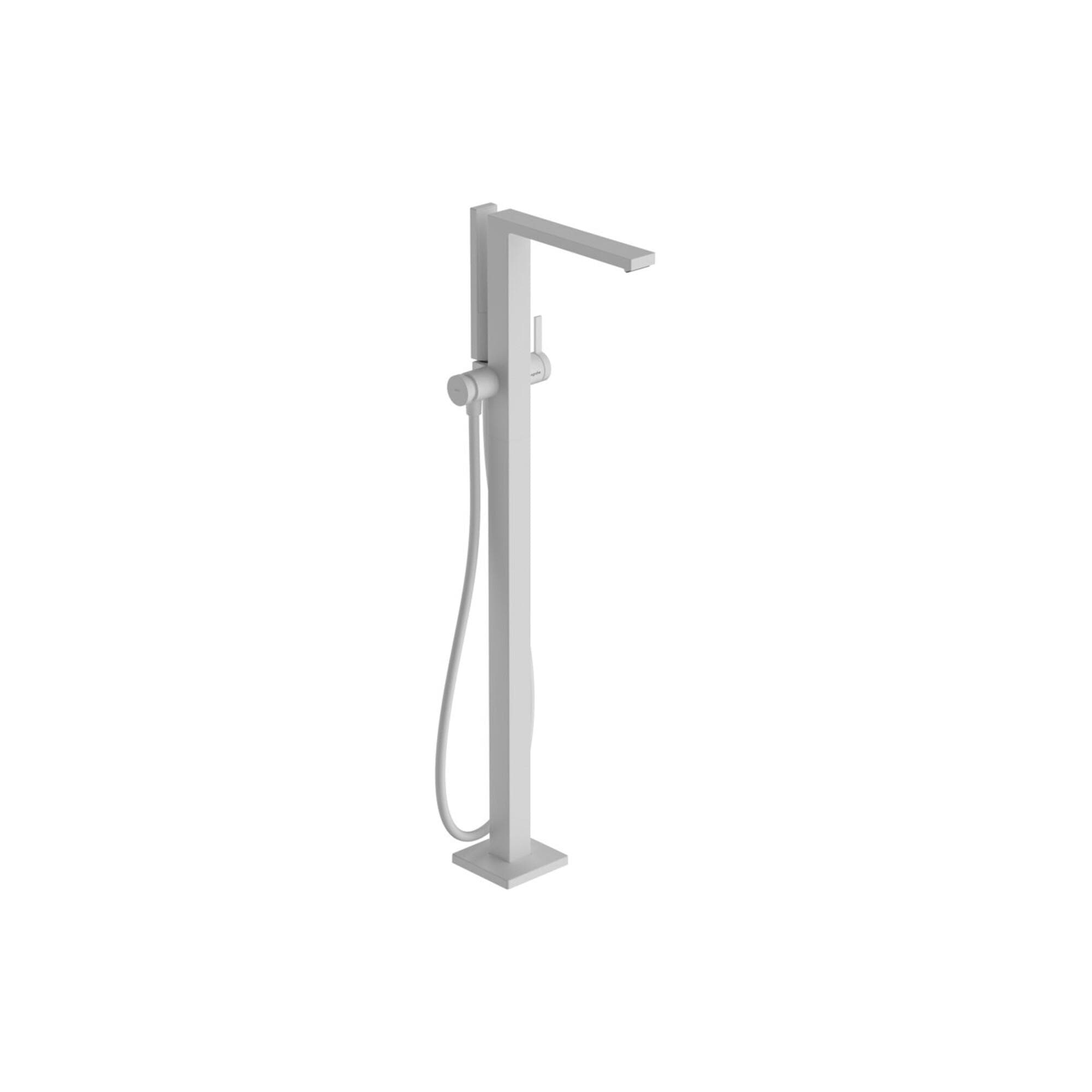 hansgrohe Tecturis E Wannenarmatur 73445700 Bodenarmatur Mattweiß