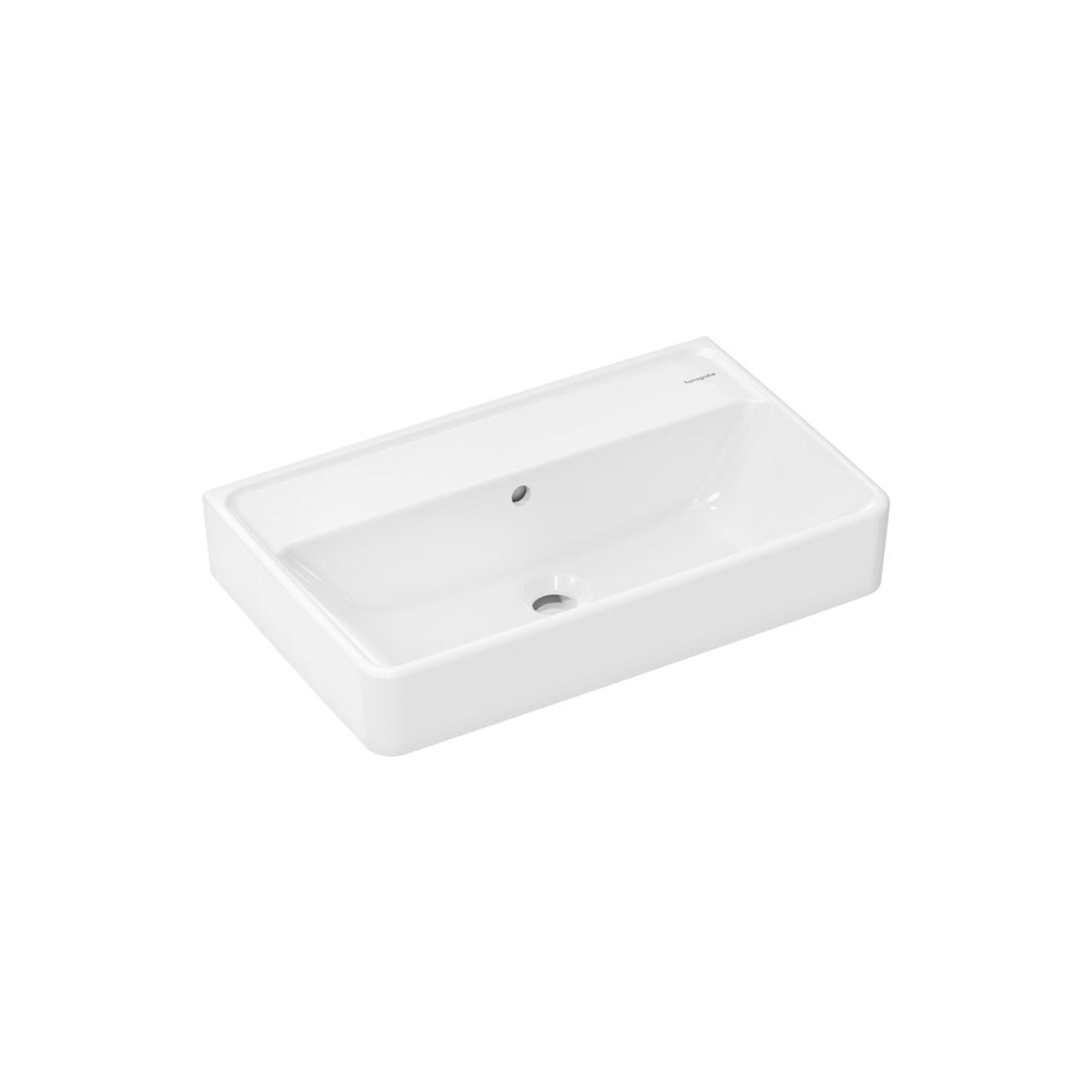 Hansgrohe Xanuia Q Waschtisch 600x370mm Weiß Keramik