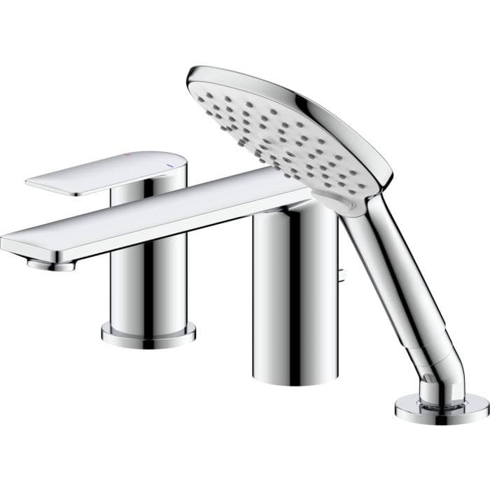 Bravat Milano Dreiloch-Wannenrandarmatur 3564482 Chrom