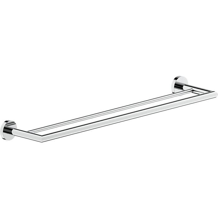 Bravat Varuna Badetuchstange 779510 doppelt, chrom, zum Kleben/Schrauben