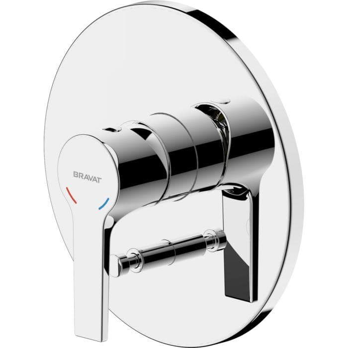 Bravat Chicago Fertigset Wannenfüll- u. Brausearmatur 3555052 Unterputz, Einhebelmischer, chrom