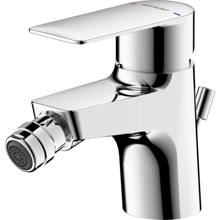 Bravat Milano Bidetarmatur 3564022 Chrom mit Ablaufgarnitur