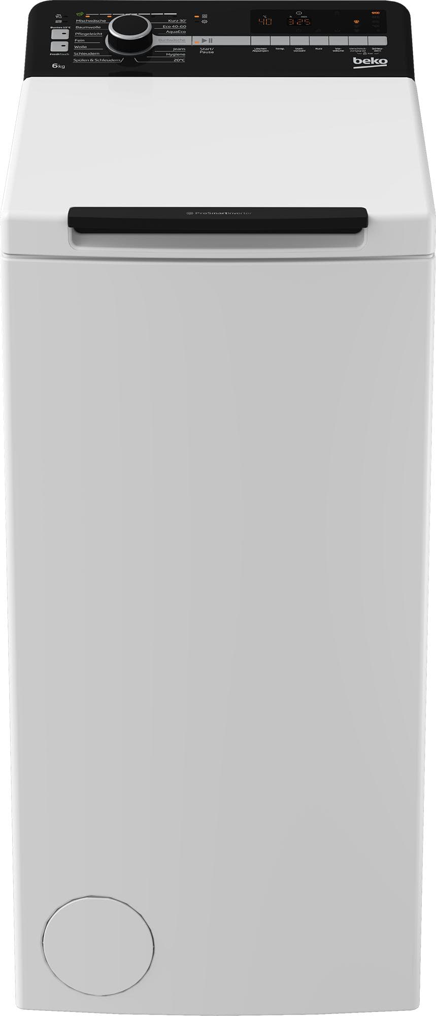 BEKO Waschmaschine Toplader BTLO6AE8BBM 6 kg