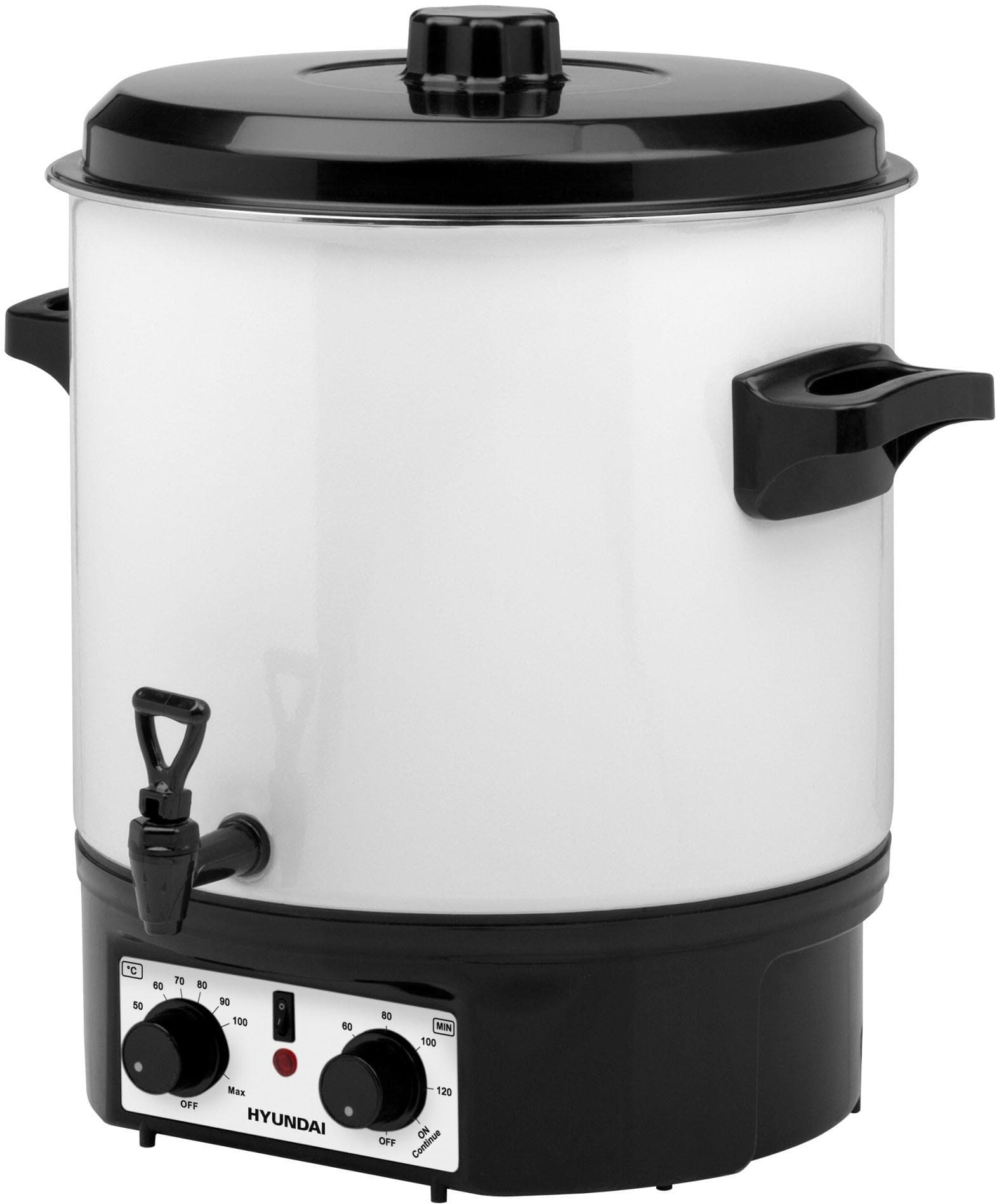 HYUNDAI Einkochautomat PC200 Schwarz 27 Liter 14 Gläser