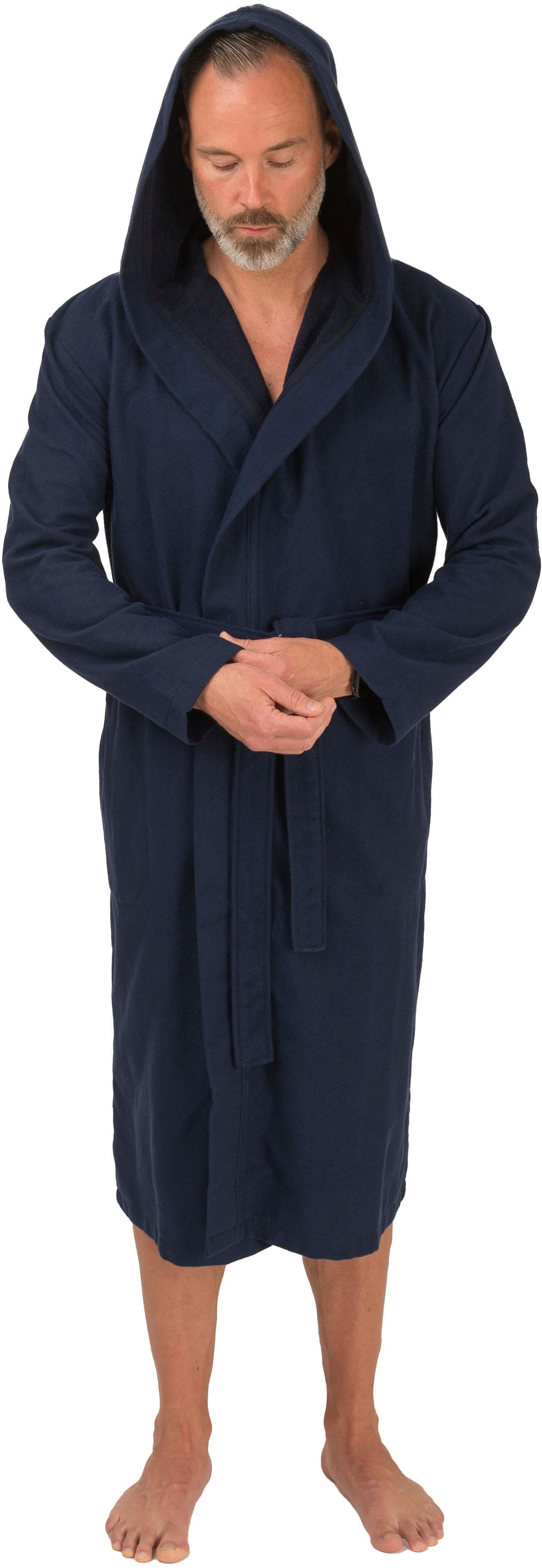 Unisex-Bademantel WEWO FASHION navy 120 cm Polycotton