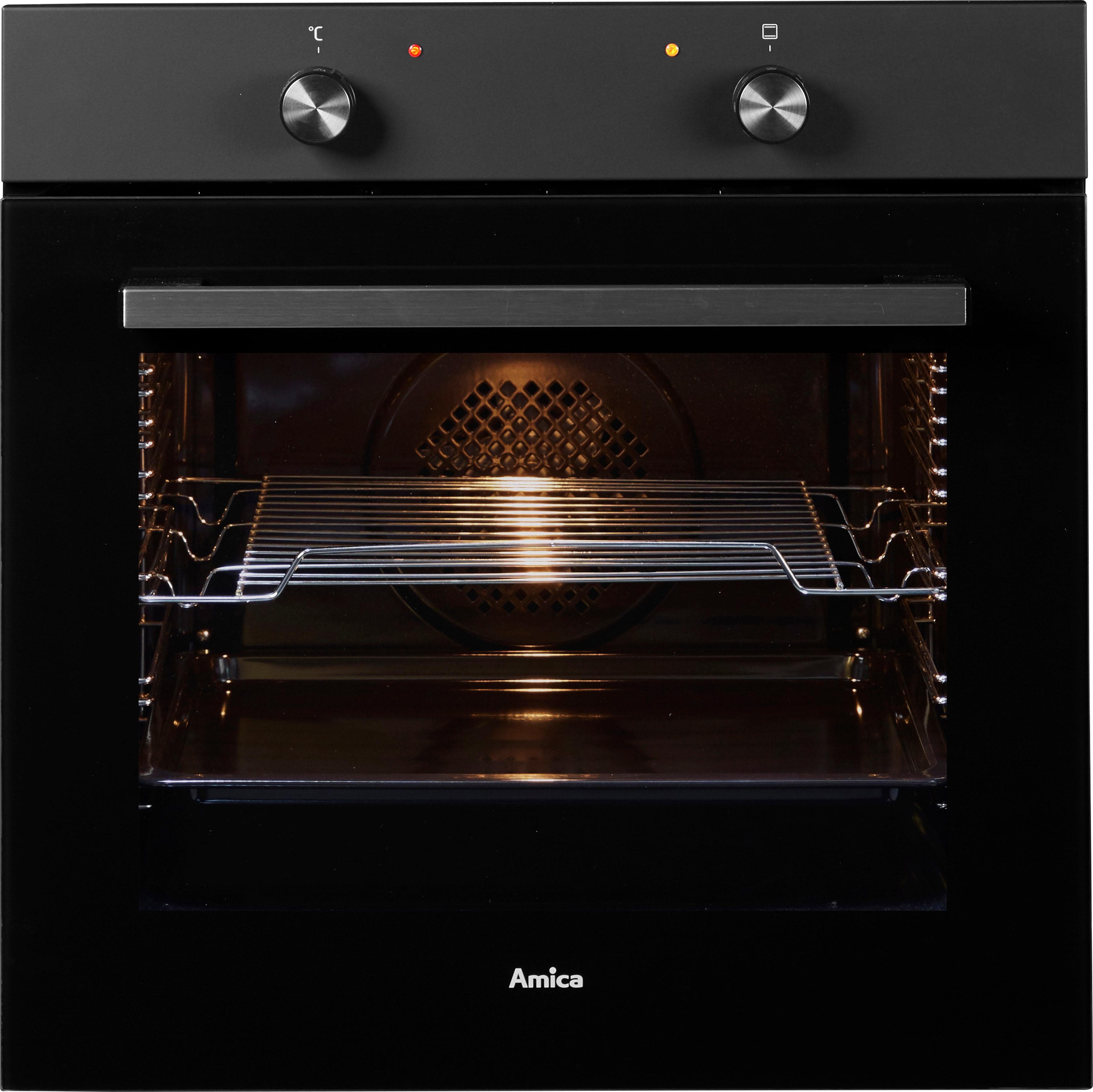 AMICA Einbaubackofen EBX 947 600 SM Schwarz