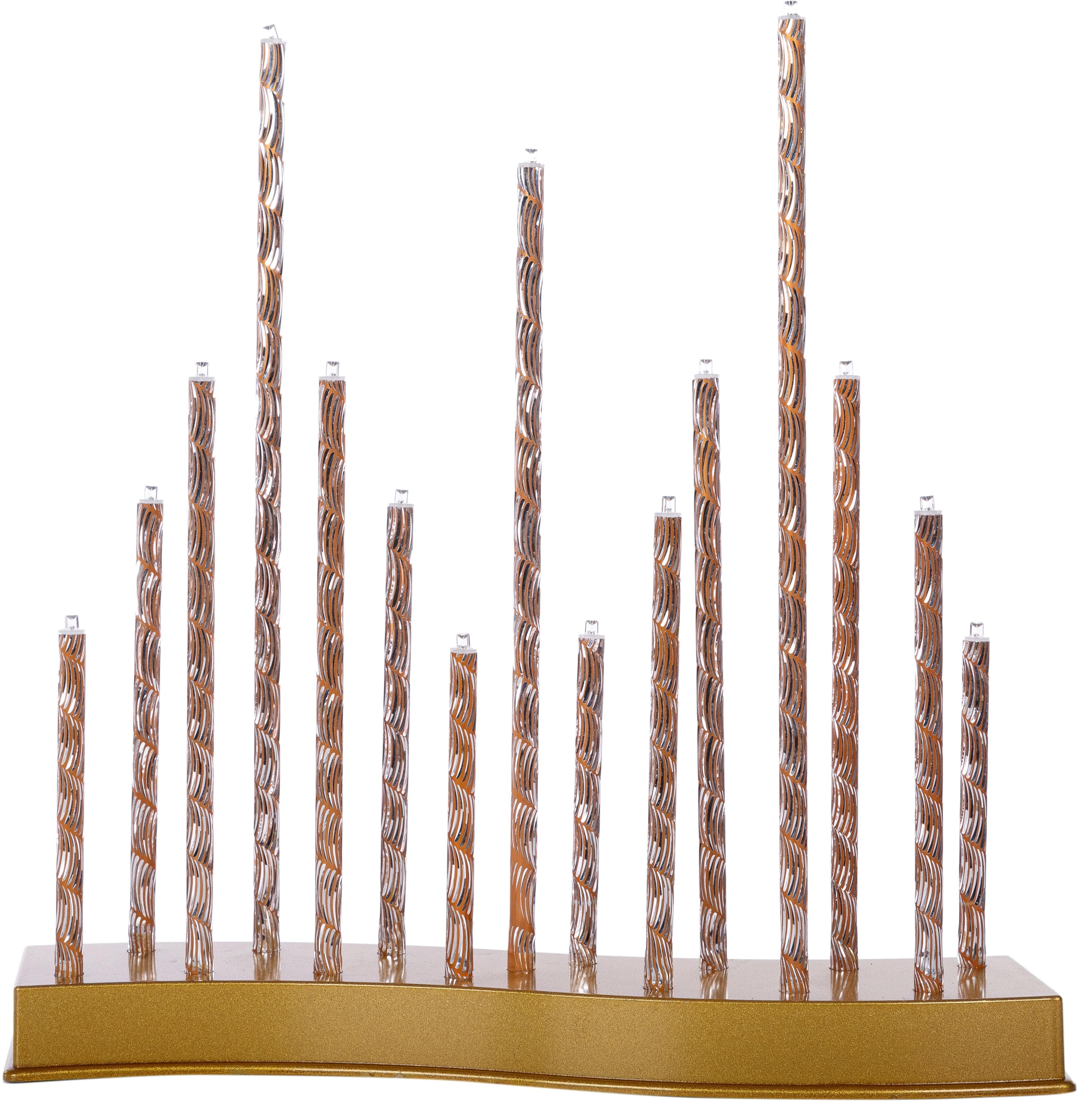 Myflair Lichterbogen Gold mit 15 LED's