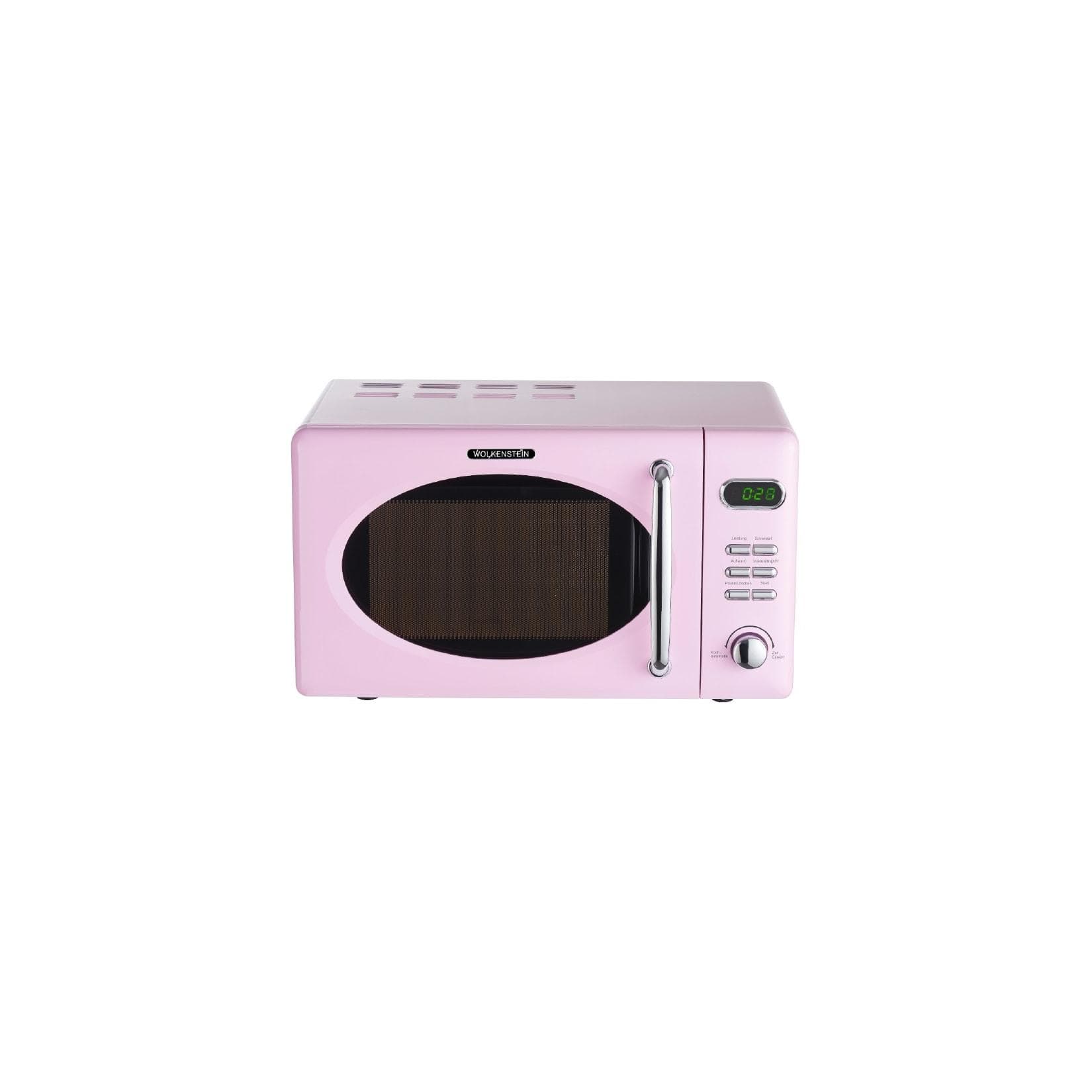 Wolkenstein Mikrowelle WMW720 SP Pink Retro-Design 700Watt 20L