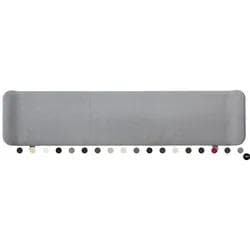 Hasena Kopfteil Boga 200 cm Anthrazit