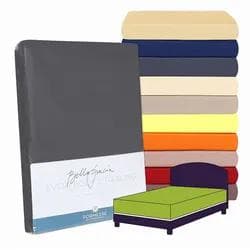 Formesse Spannbettlaken Bella Donna Jersey Alto Boxspringspannbetttuch Weiß