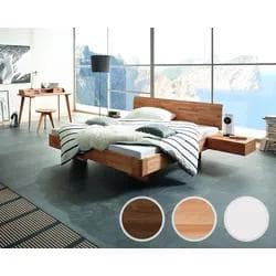 Hasena Fine-Line Massivholzbett Syma Airo/Vola 90x200 cm Kernbuche