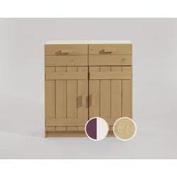 INFANSKIDS Kinderzimmer Kommode - 2 Türen, 2 Schubfächer