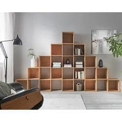 Massivholz Thomas Würfel-Element mit Rückwand Buche