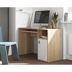 Ledergriff-Schreibtisch