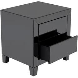 Kare Design Luxury Push Kommode Grau Verspiegeltes Glas