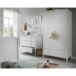 INFANSKIDS Emma Kinderzimmer Kleiderschrank Weiß