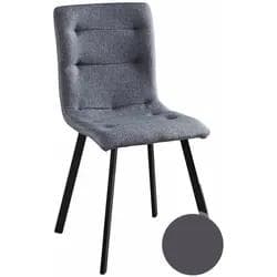 INOSIGN Polsterstuhl Marla - Modernes Design, Metallgestell & Stoffbezug