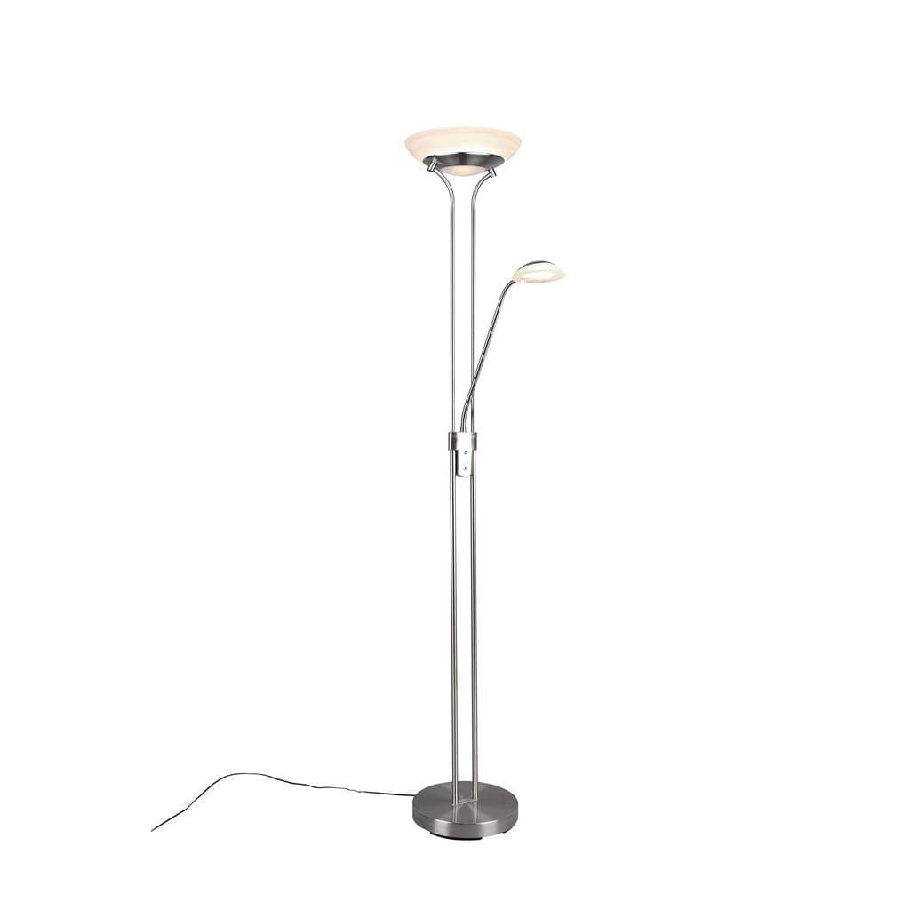 Reality Leuchten LED Stehlampe ORSON Grau/Weiss Dimmbar