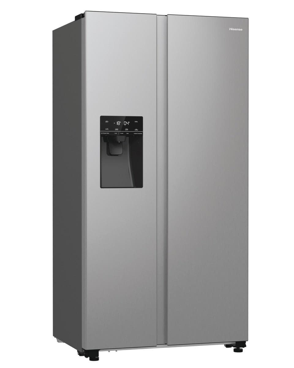 HISENSE Side-by-Side RS5P535NT Kühlschrank Silber Inox