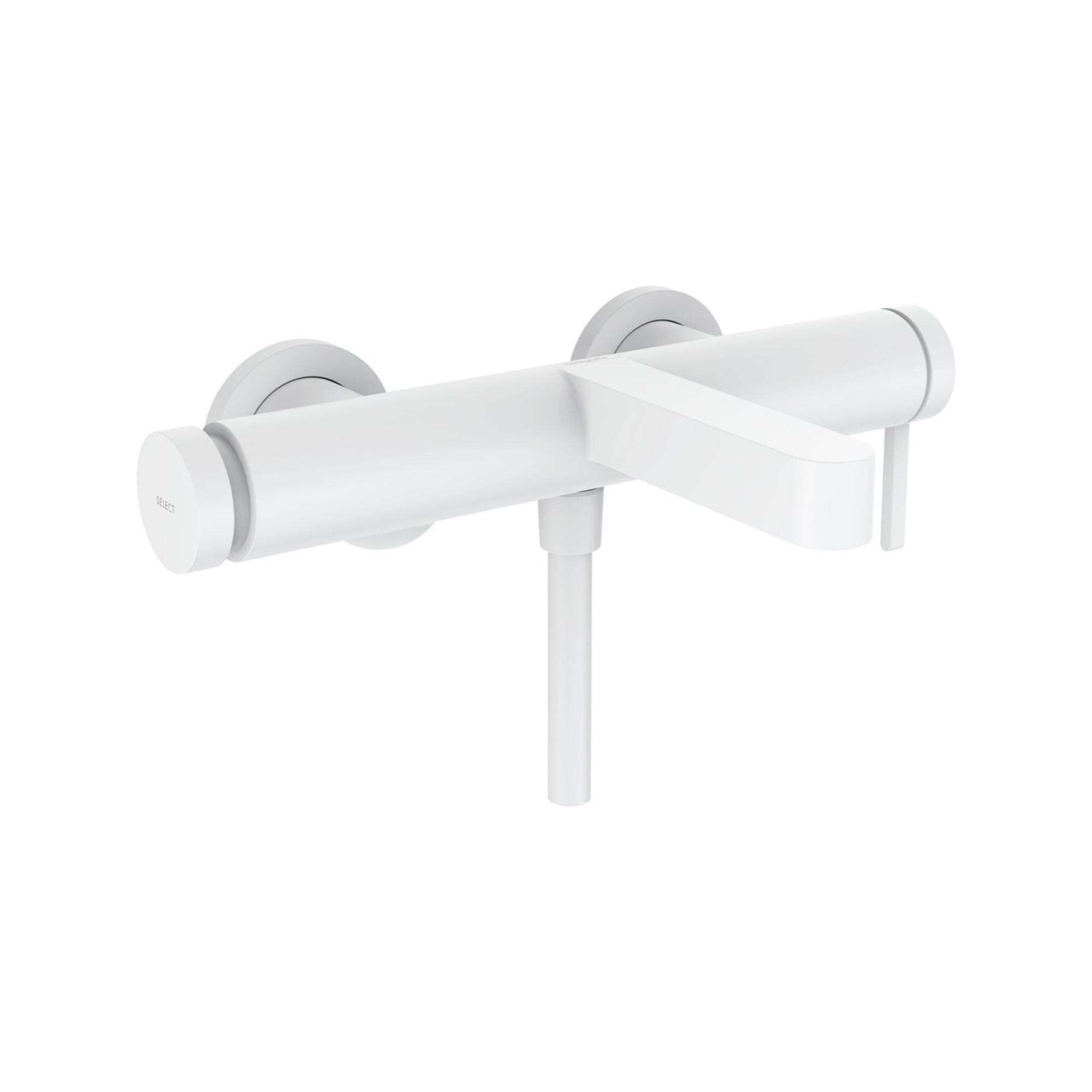 Hansgrohe Finoris Wannenarmatur 76420700 Aufputz, Ausladung 194mm, Mattweiß