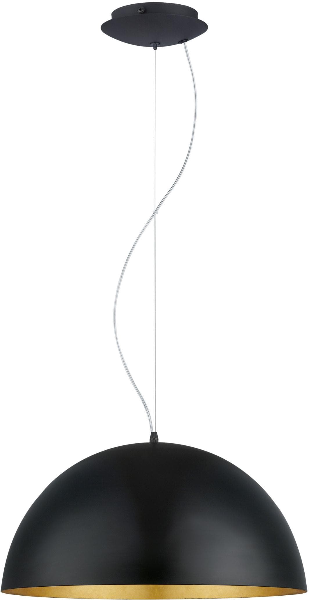 EGLO Hängeleuchte GAETANO 1 Goldfarben Rund