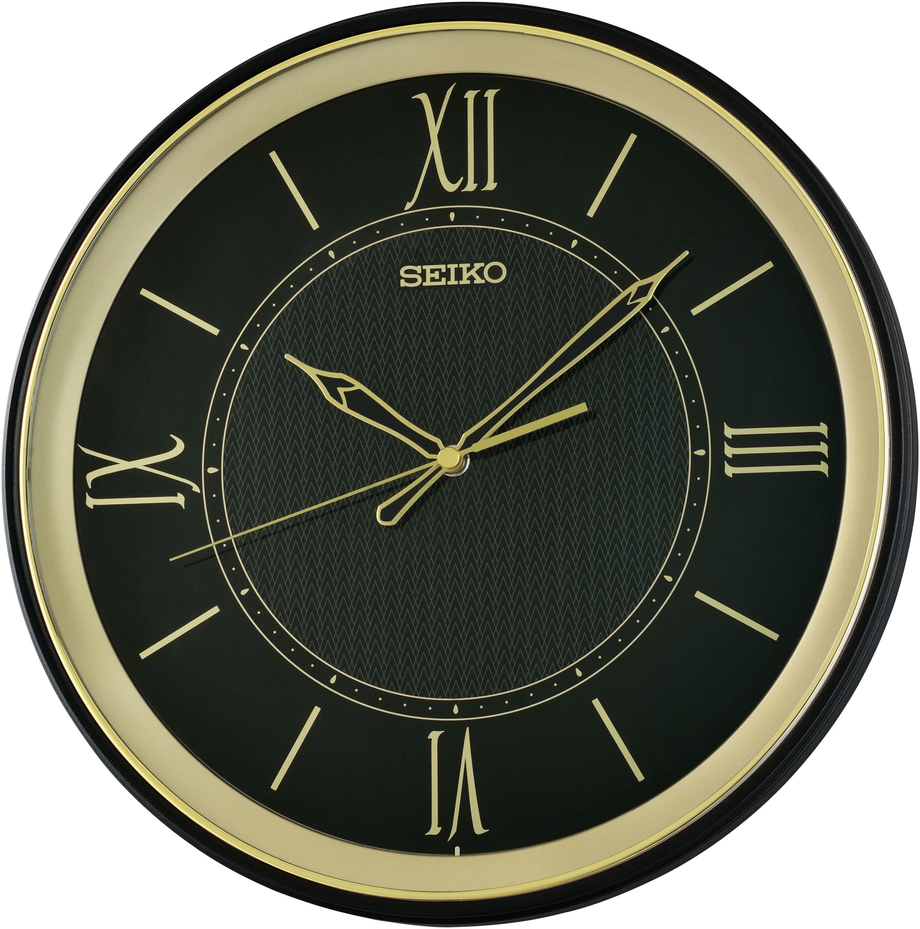 Stilvolle Wanduhr in Schwarz