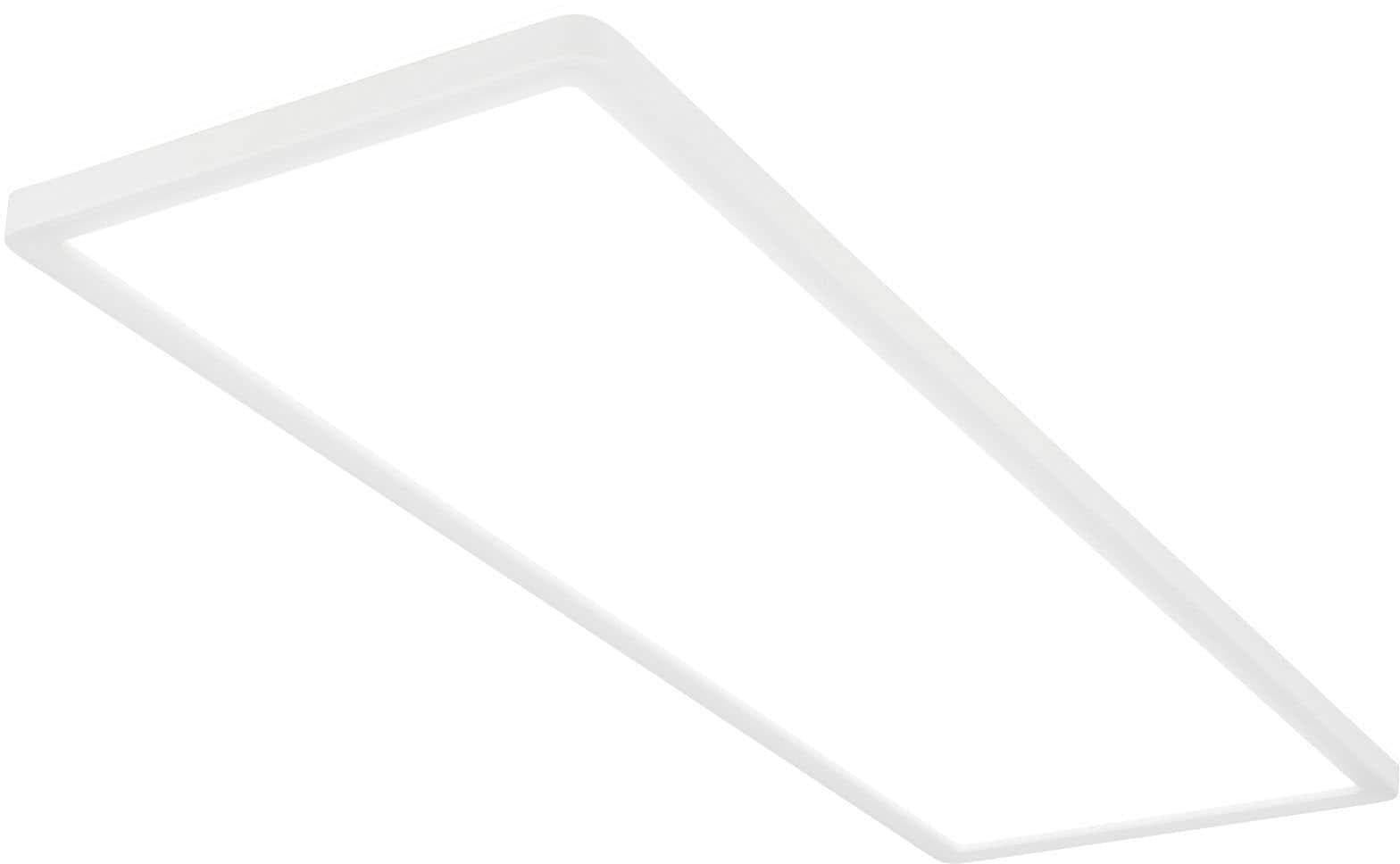 Briloner Leuchten LED Panel Slim: Ultraflache Deckenleuchte mit Backlighteffekt