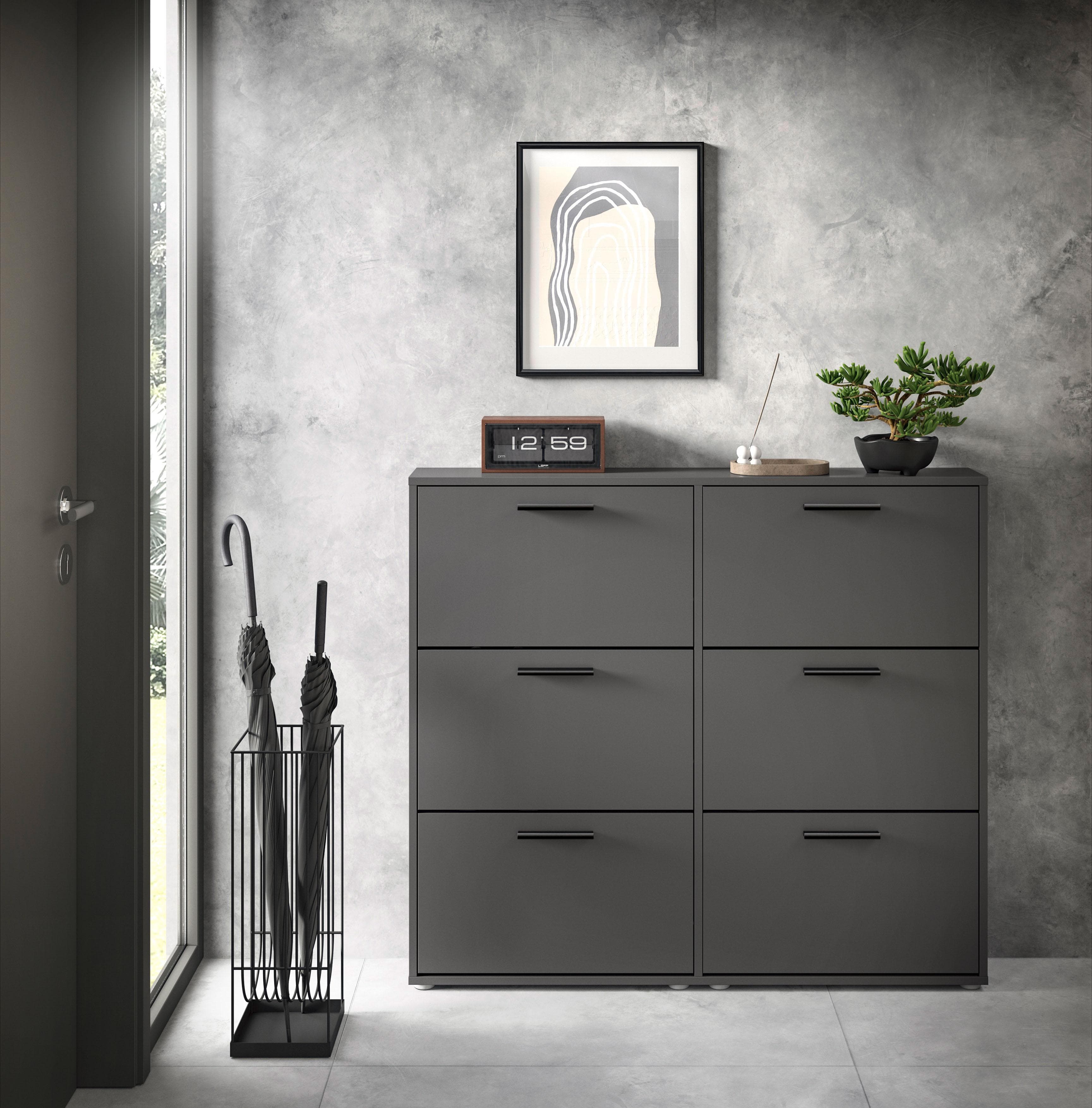 Schuhkipper Sam mit 6 Klappen - Praktischer Schuhschrank