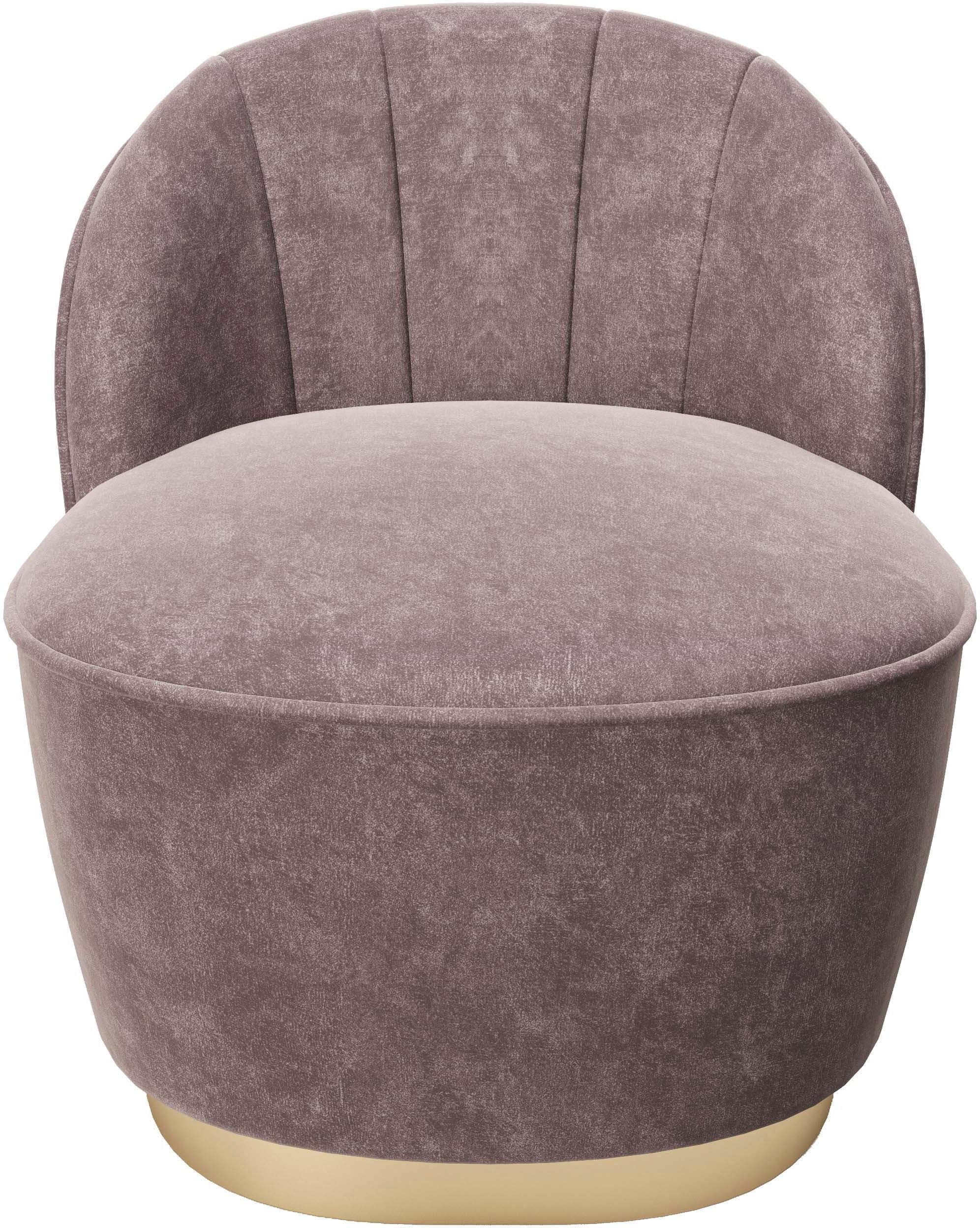 Cocktailsessel PLAYBOY STELLA Altrosa Samt