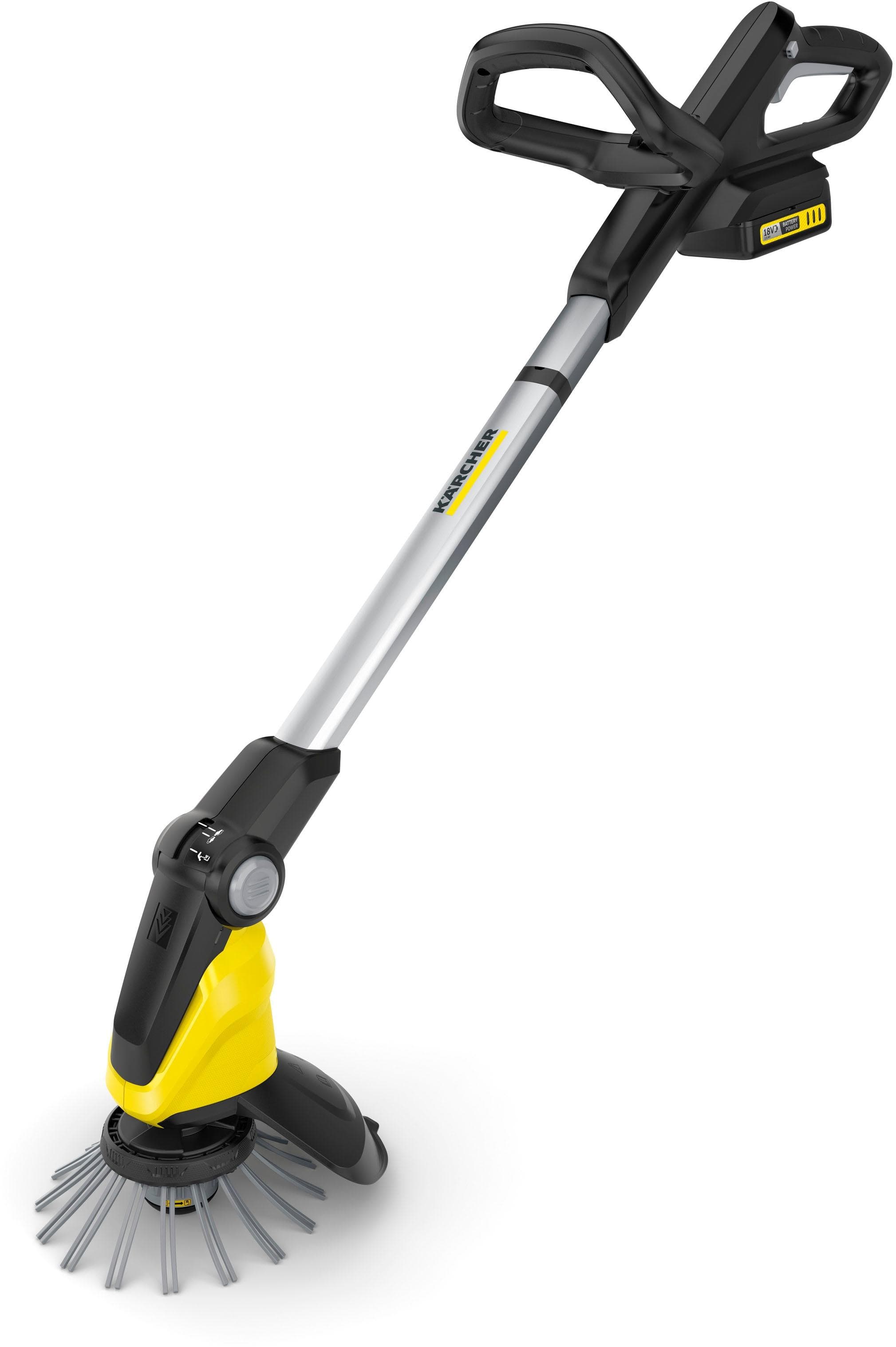 Kärcher Akku-Unkrautentferner WRE 18-55 Battery Set Gelb