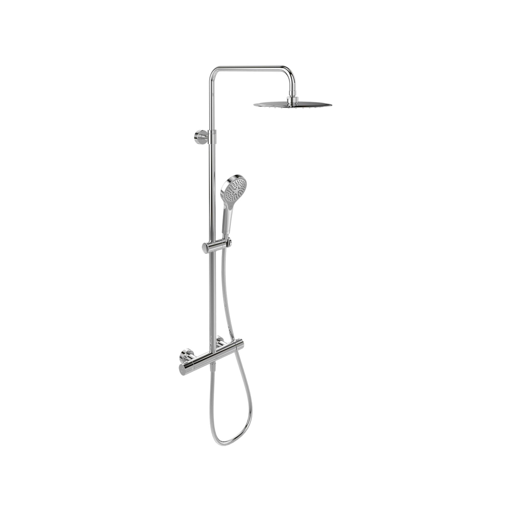 Villeroy & Boch Verve Showers Duschsystem 3-strahlig Wandmontage Brushed Gold