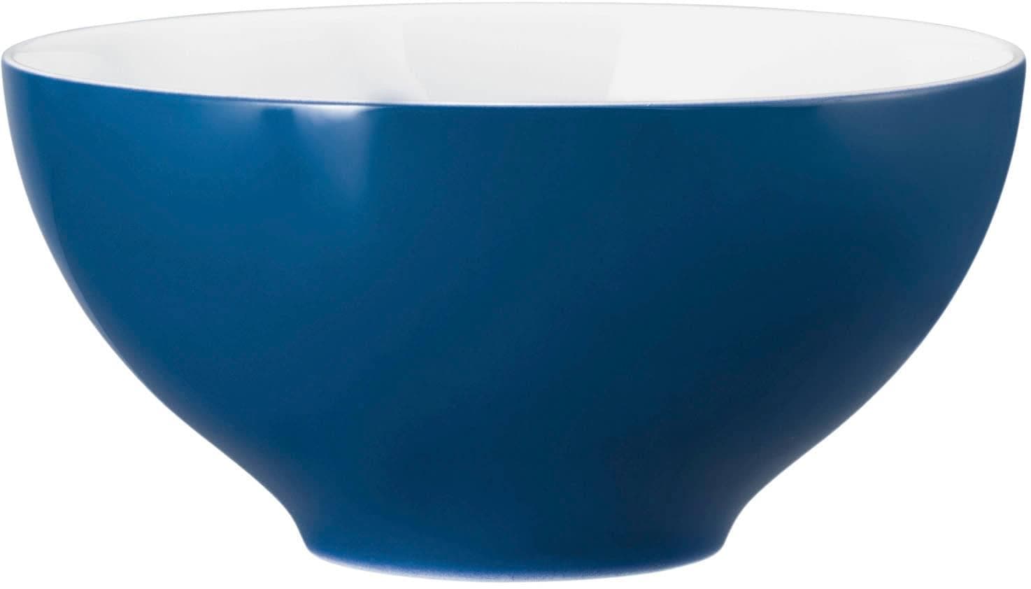 Schüssel Porzellan Life Fashion Seltmann Weiden Weiß Blau