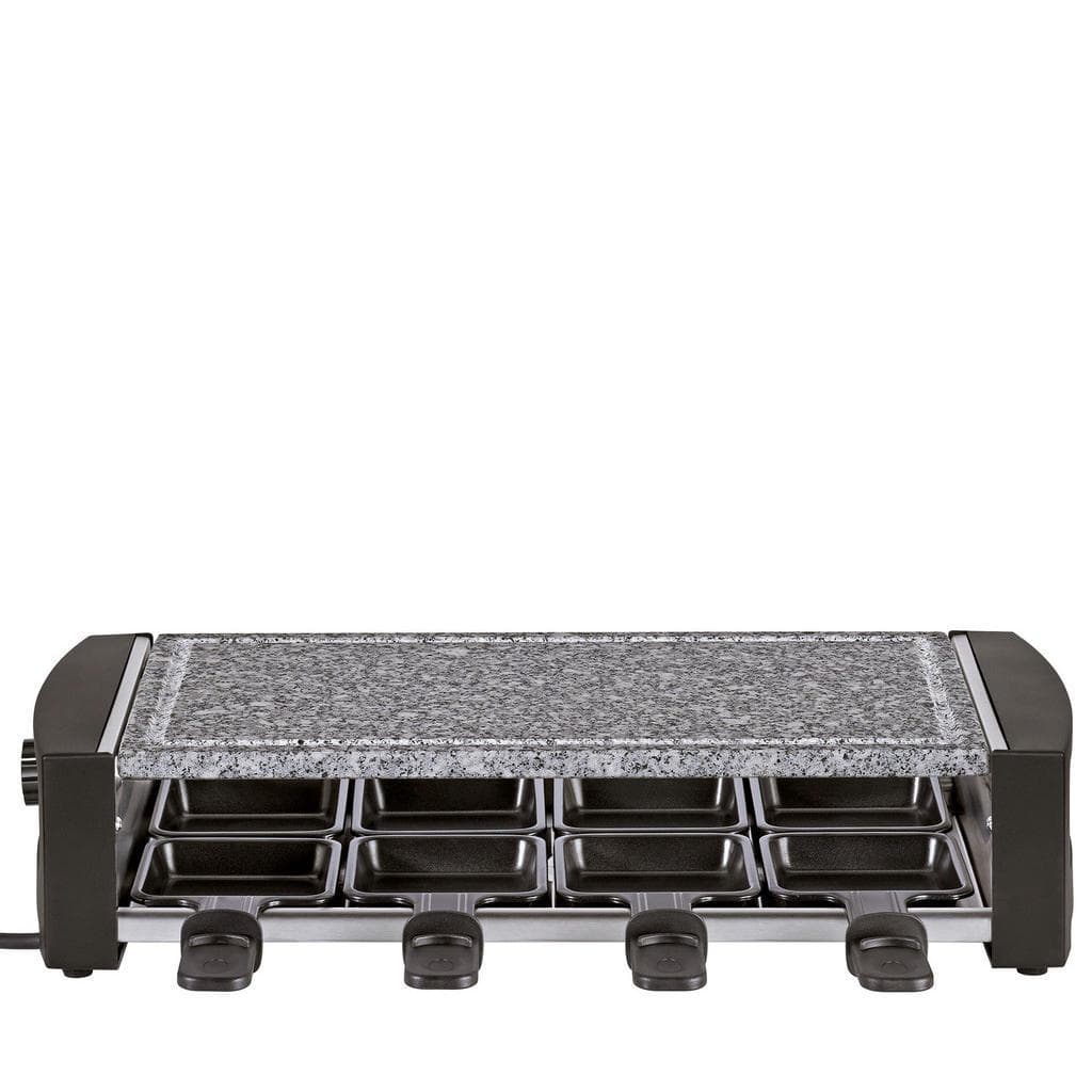 Küchenprofi Raclette-Grill HOT Stone8 Schwarz Stein