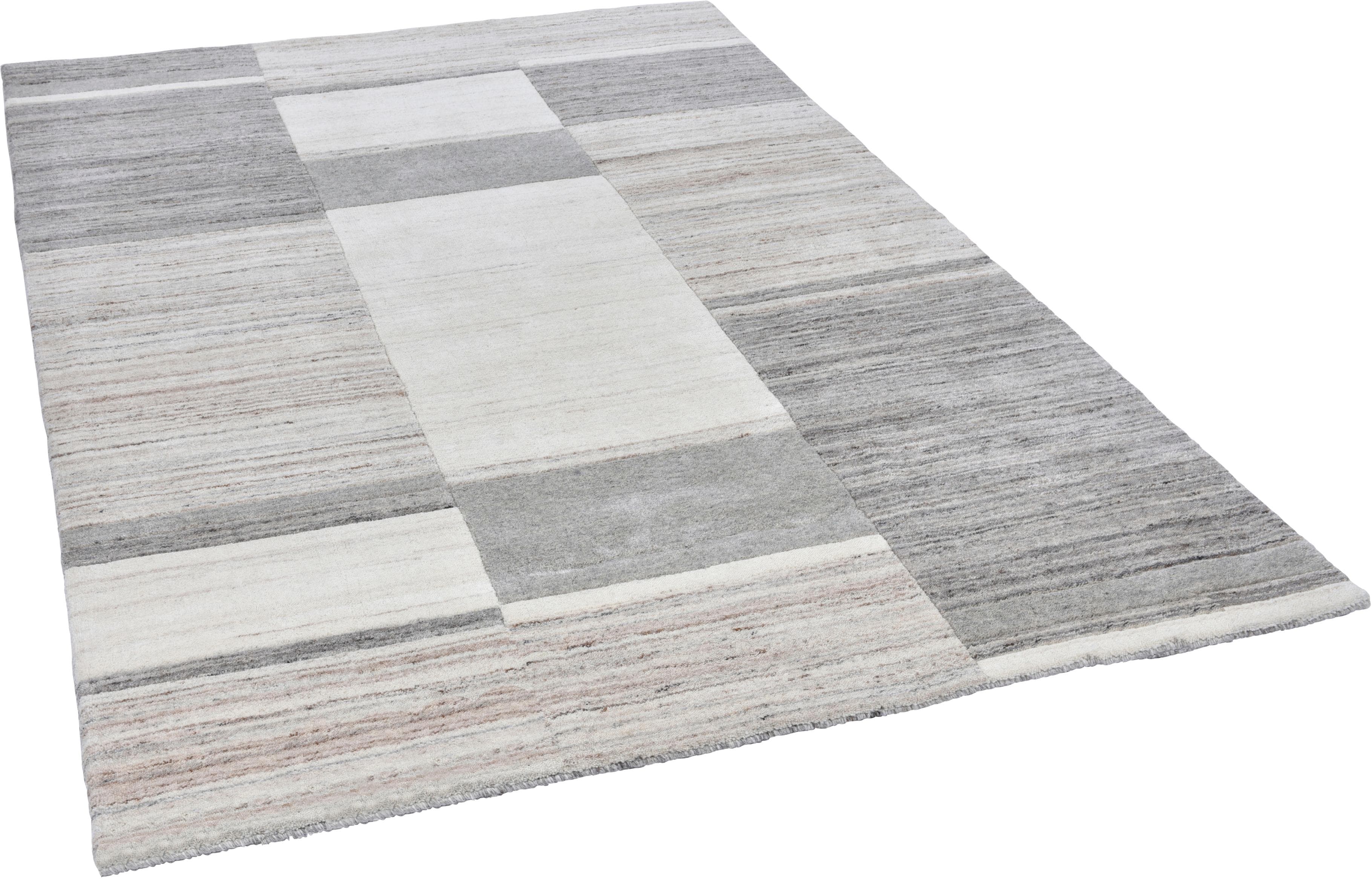 THEKO Wollteppich Lori Dream Super 3241 Beige Handgewebt