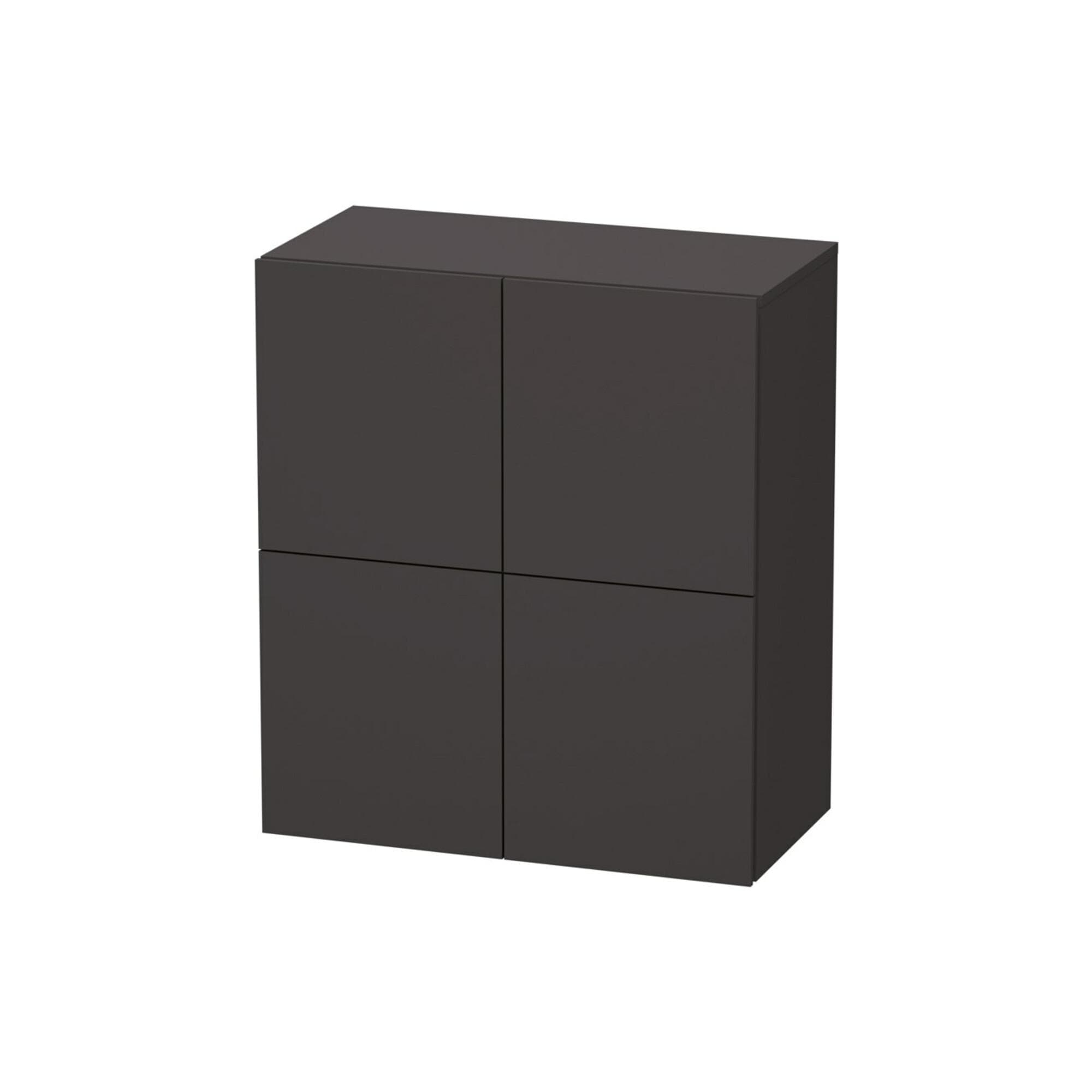 Duravit L-Cube Halbhochschrank Graphit Supermatt