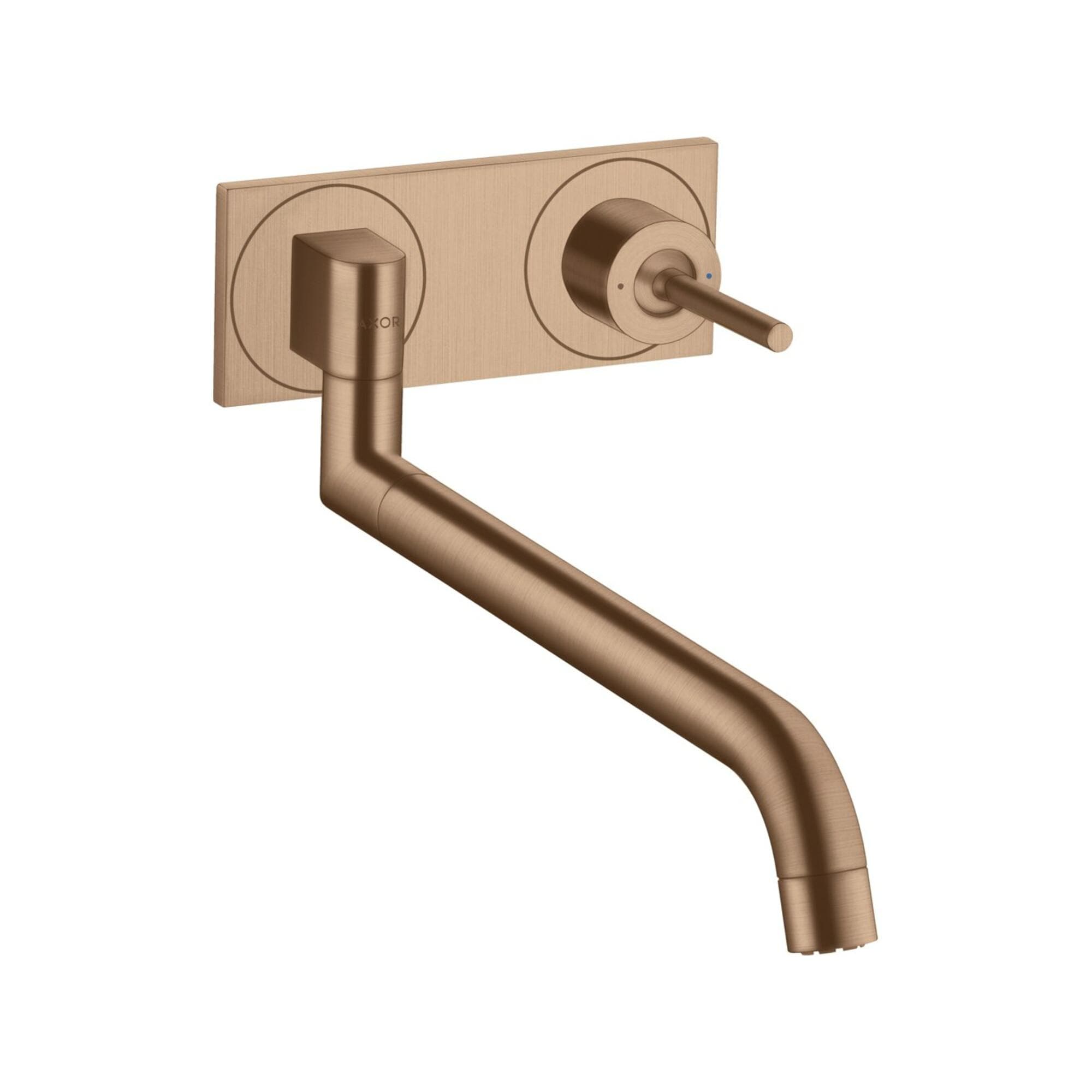 Hansgrohe Spültischmischer Unterputz Axor Uno 2 Brushed Red Gold 38815310