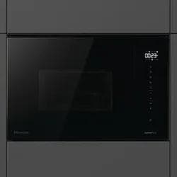 Hisense Einbau-Mikrowelle BIM325GI63DBG Schwarz 900W 1200W Grill