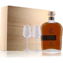 Marzadro Giare Amarone Grappa 41% Vol. 0,7l in Geschenkbox mit 2 Gläsern