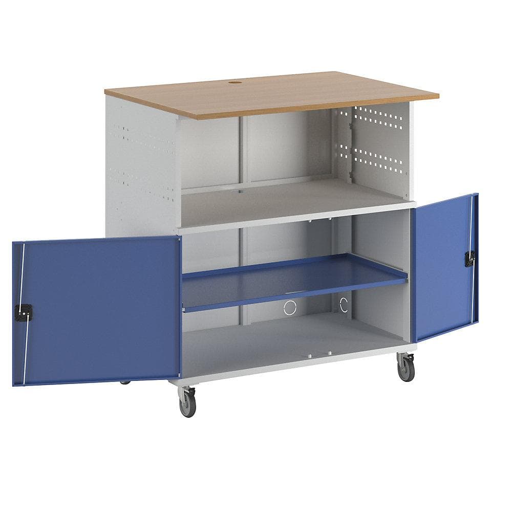 Rau Computer-Tisch 1022 Buche-Dekor Mobil