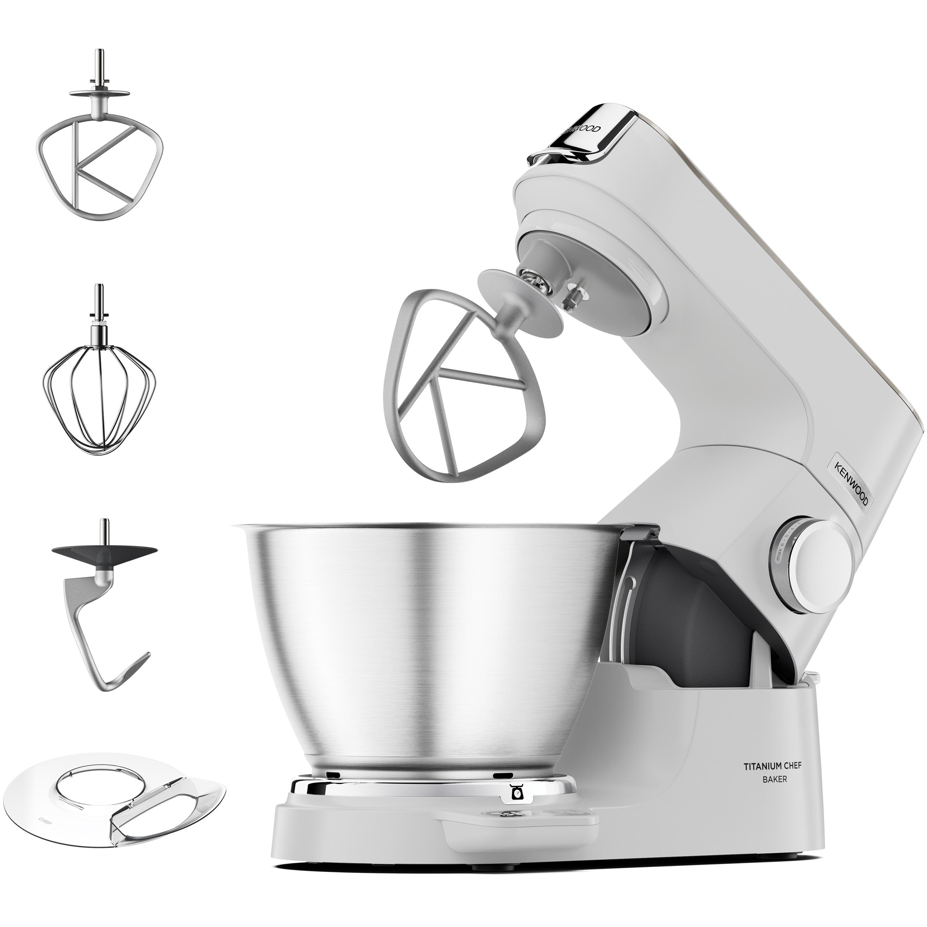Kenwood Titanium Chef Baker KVC65.001WH Küchenmaschine Weiß
