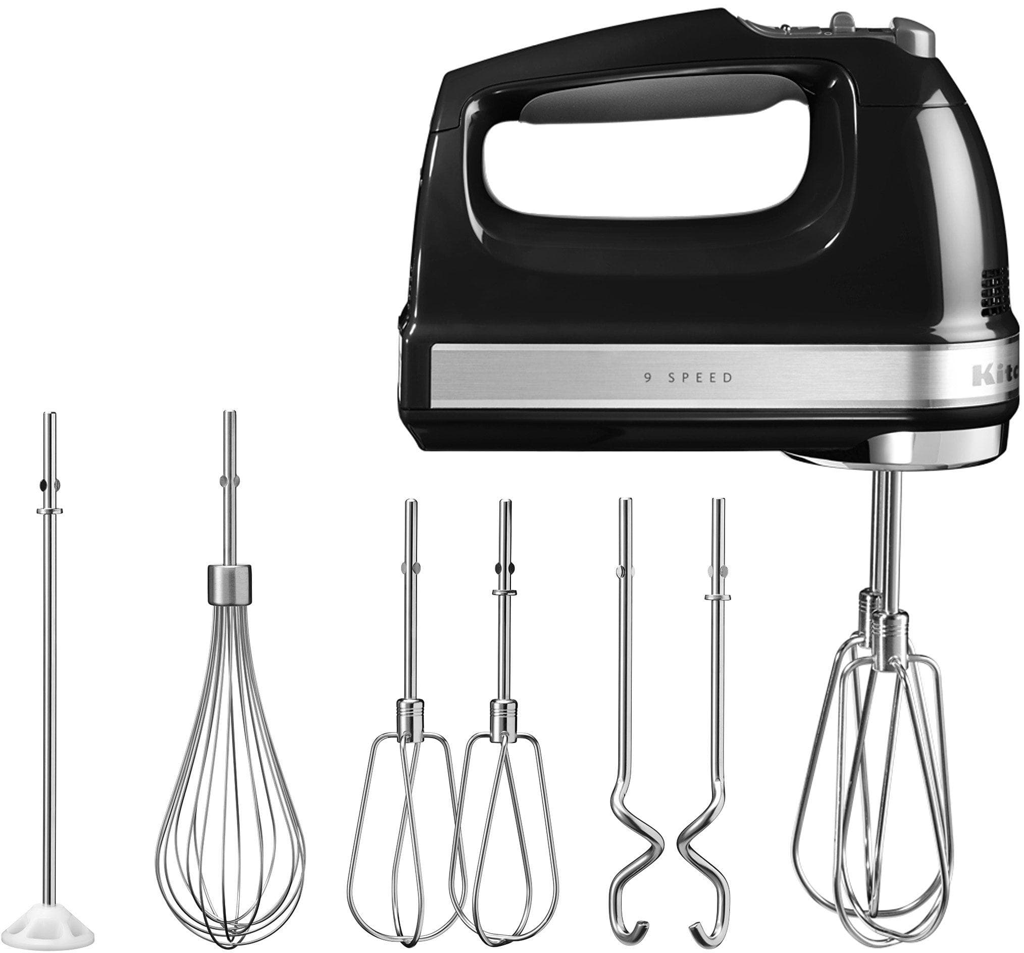 KitchenAid Handmixer Onyx Schwarz 9 Geschwindigkeitsstufen