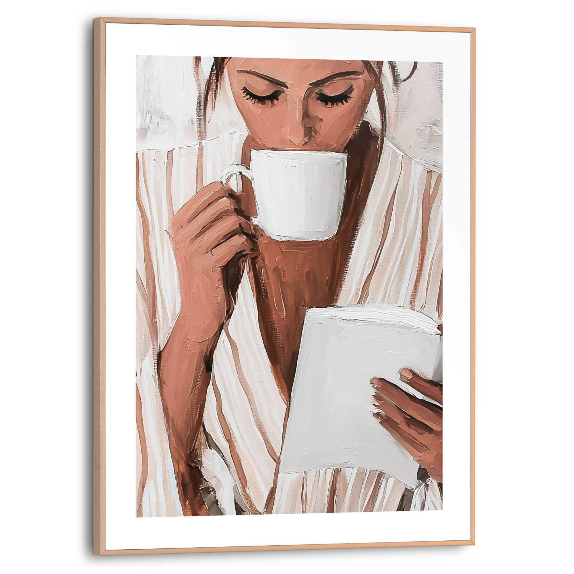 Poster REINDERS "Relaxing Time" Braun Wohnzimmer