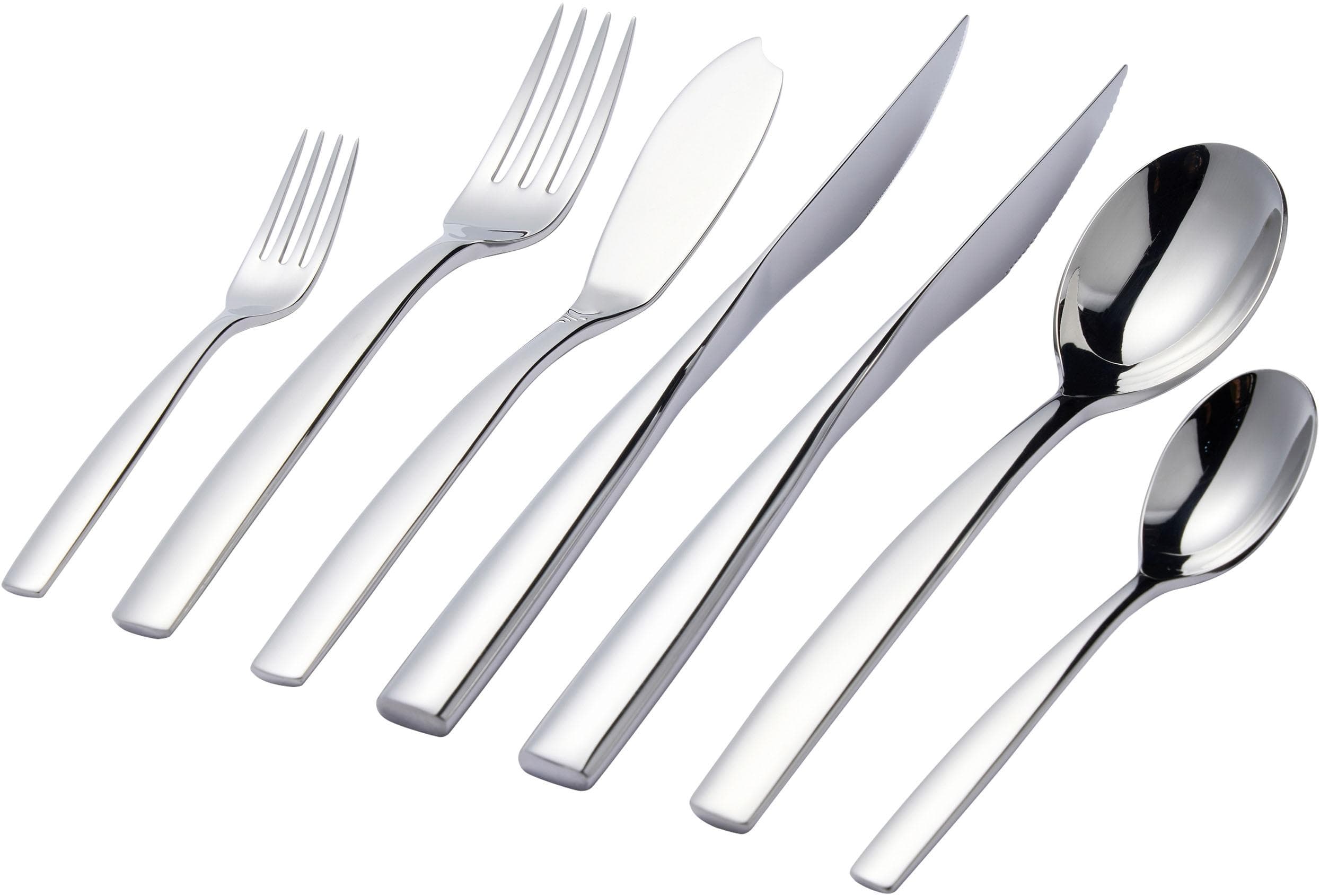 Besteck-Set HANSEATIC "EXCLUSIVE" Silber 42-tlg. Edelstahl 18/10