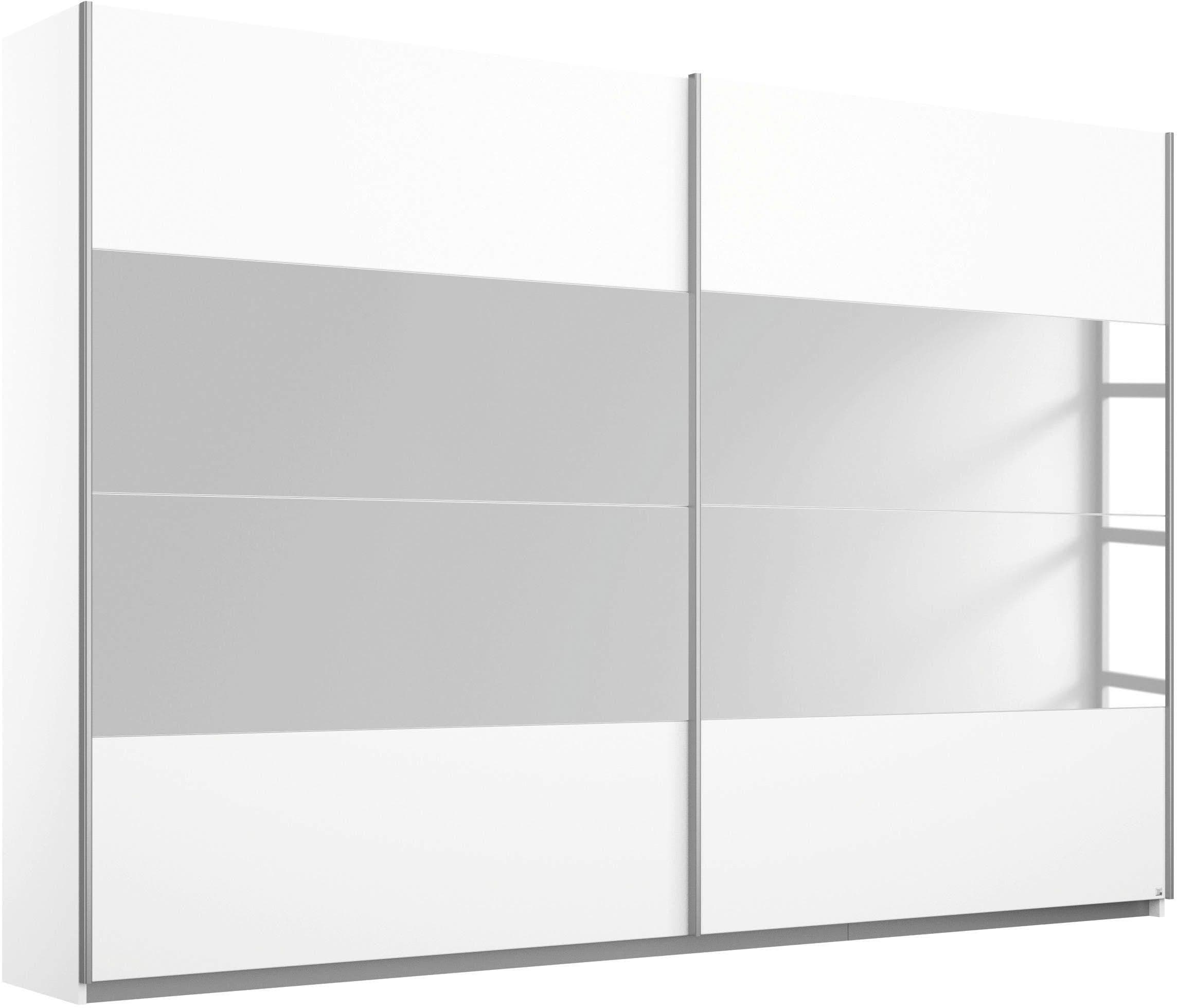 Schwebetürenschrank mit Wäscheeinteilung und Einlegeböden