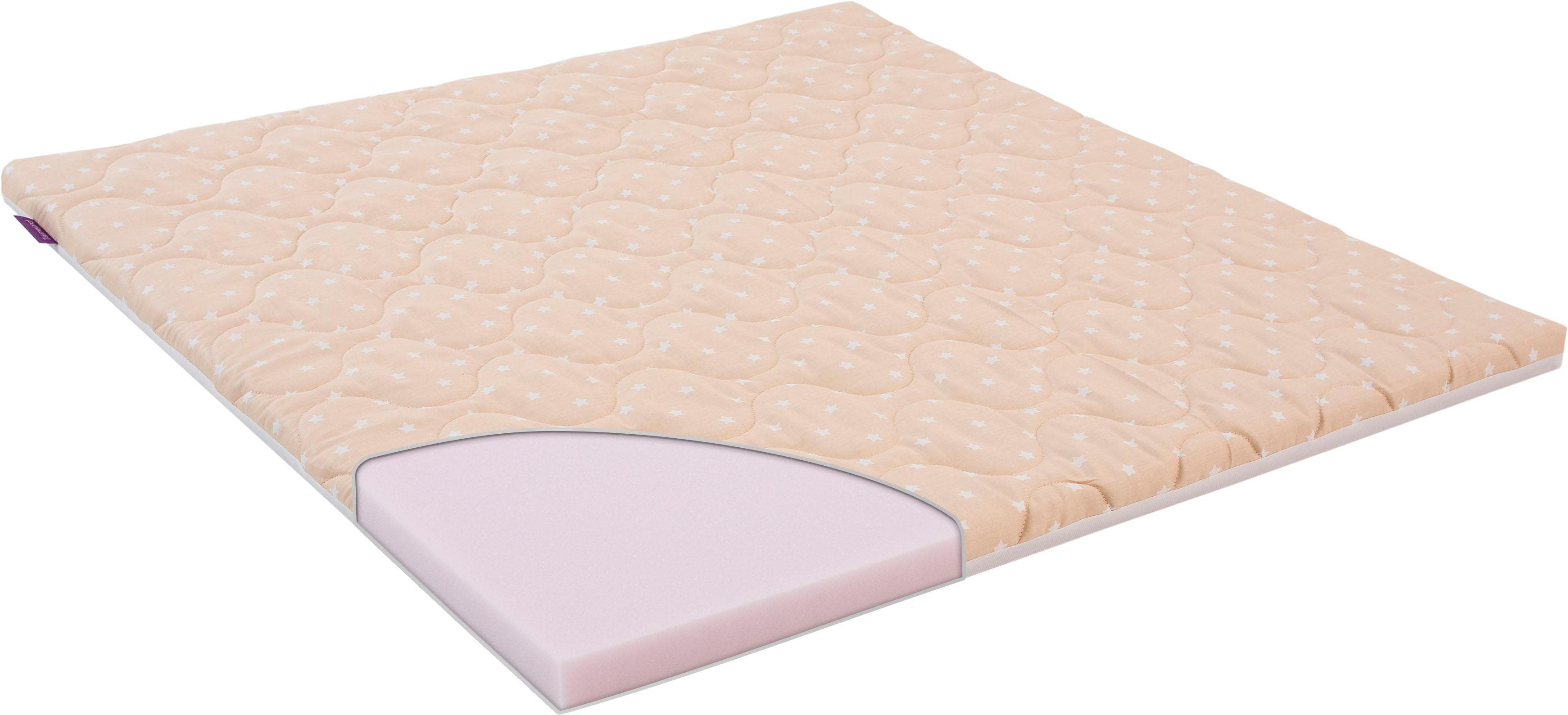 Träumeland Babymatratze Laufgittermatratze Basic: Baumwollbezug & Softschaumkern