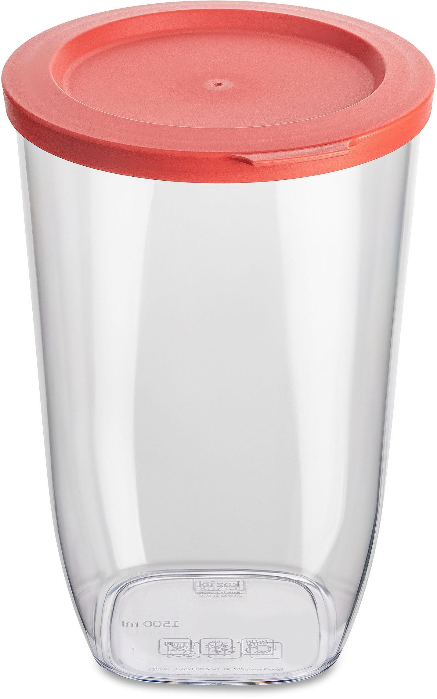 Vorratsdose Koziol Connect Dry Storage M Orange Lebensmittelaufbewahrungsbehälter