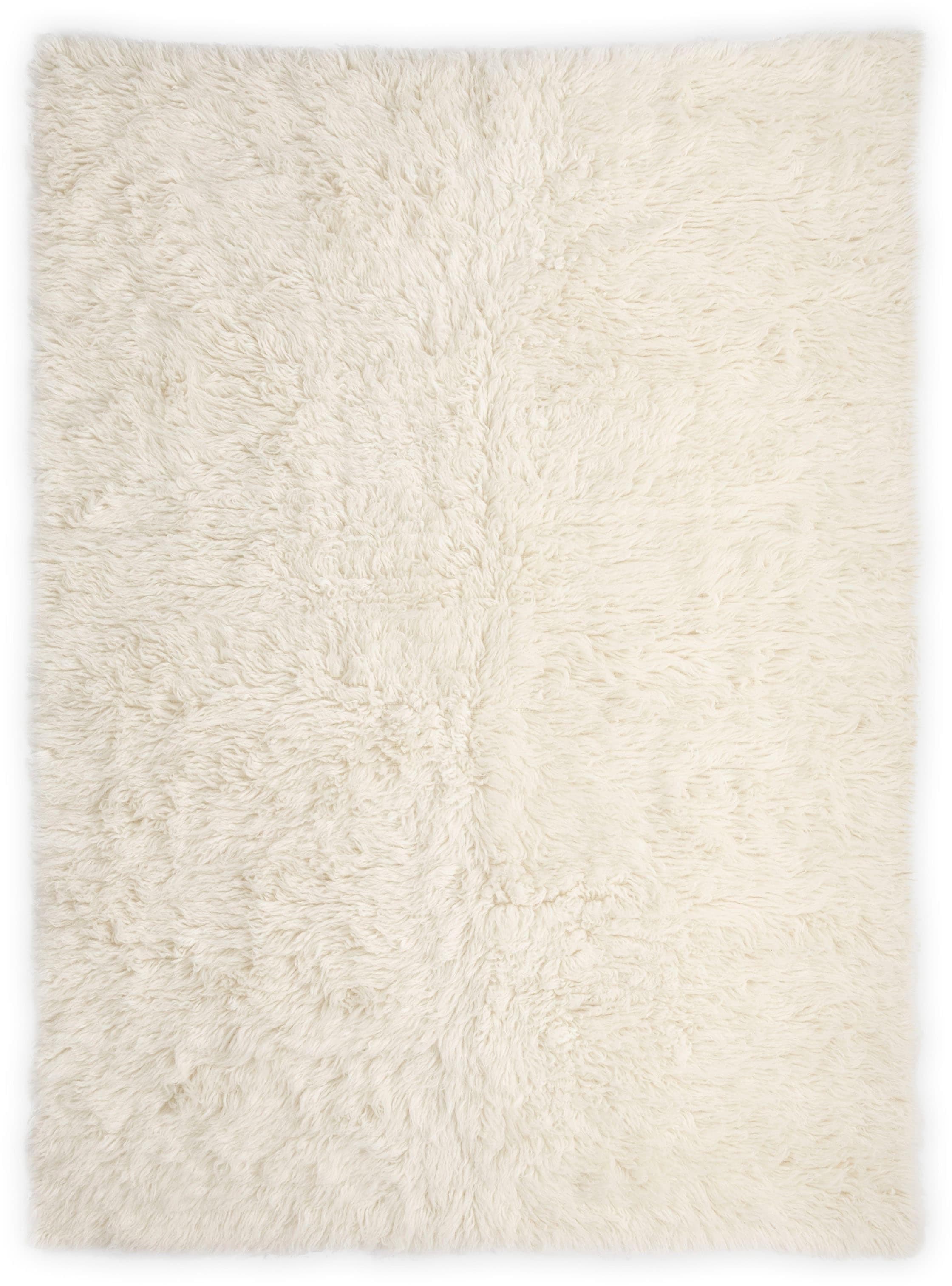 Wollteppich THEKO Flokos 1 Gr. 2 Natur Wolle